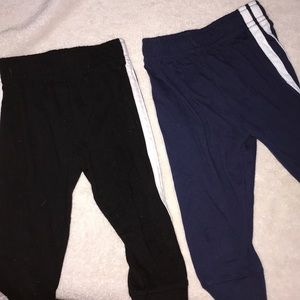 Blue and black jogging pants for boys